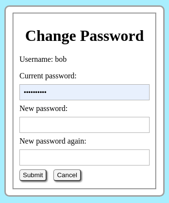 Password Form