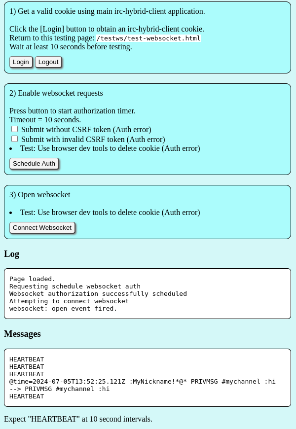 Websocket Example